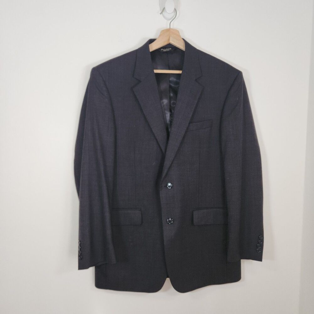 Jos. A. Bank Men's Black 100% Wool 2 button Suit Coat 40R